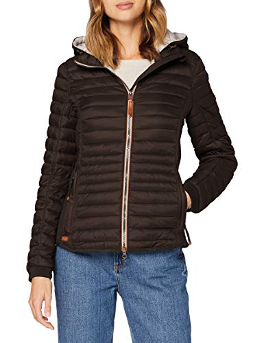 camel active Damen leichte Steppjacke mit abnehmbarer Kapuze Braun womenswear-34 von camel active