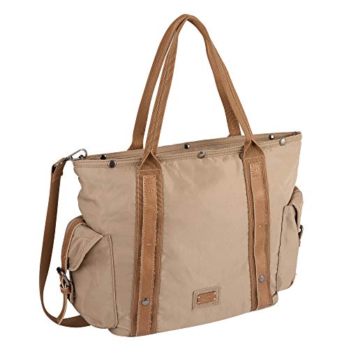 camel active, Aruba, Damen, Shopper, M, Beige, 38x12x28 cm von camel active