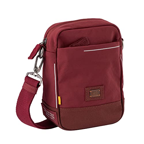 camel active City Herren Umhängetasche Crossbody Bag Mini Rot von camel active