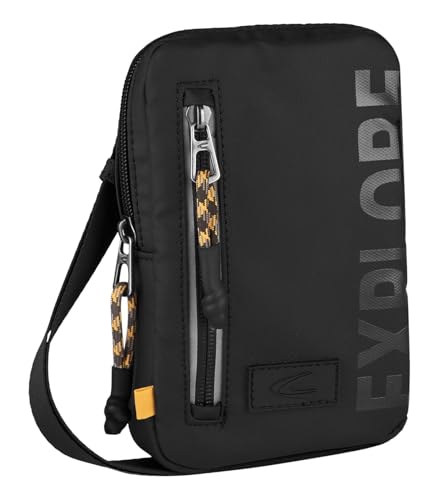 camel active Explore Herren Handytasche Umhängetasche Mittelgroß Schwarz von camel active
