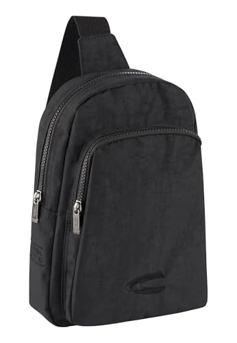 camel active Journey Herren Handtasche Sling Bag Rucksack, 5 L Schwarz von camel active