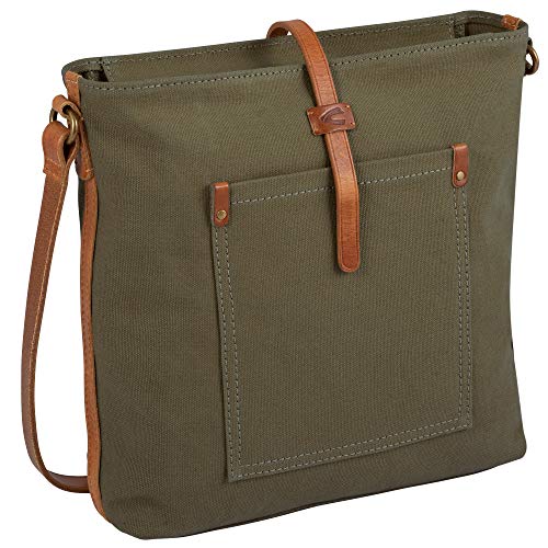 camel active bags_Womenswear Nizza Damen Umhängetasche S, khaki, 28x7x26 von camel active