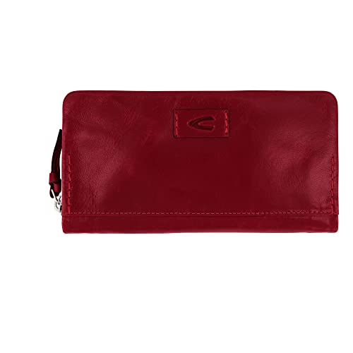 camel active bags Rise Damen Geldbörse Portemonnaie RFID Leder Groß Rot von camel active