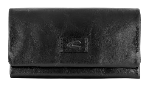 camel active bags Rise Damen Geldbörse Portemonnaie RFID Leder Groß Schwarz von camel active