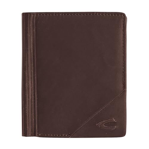 camel active Taiga Herren Geldbörse RFID Hochformat Leder Mittelgroß Braun von camel active