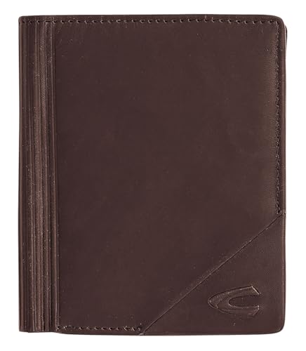 camel active Taiga Herren Geldbörse RFID Hochformat Leder Mittelgroß Braun von camel active