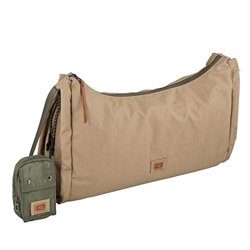 camel active bags_Womenswear Laona Damen Schultertasche one size, beige, 48x15x35 von camel active