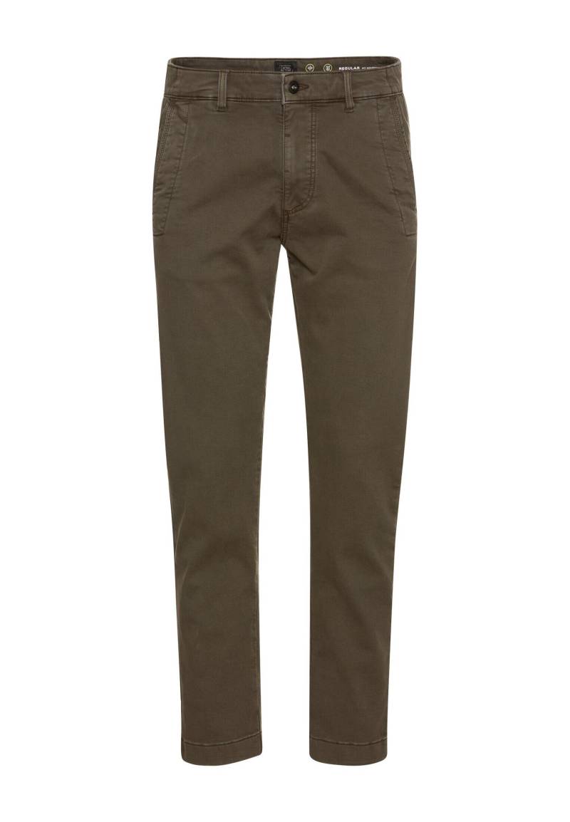camel active - fleXXXactive® Chino Regular Fit aus Baumwollmix dark brown - Gr. - 34/36 von camel active