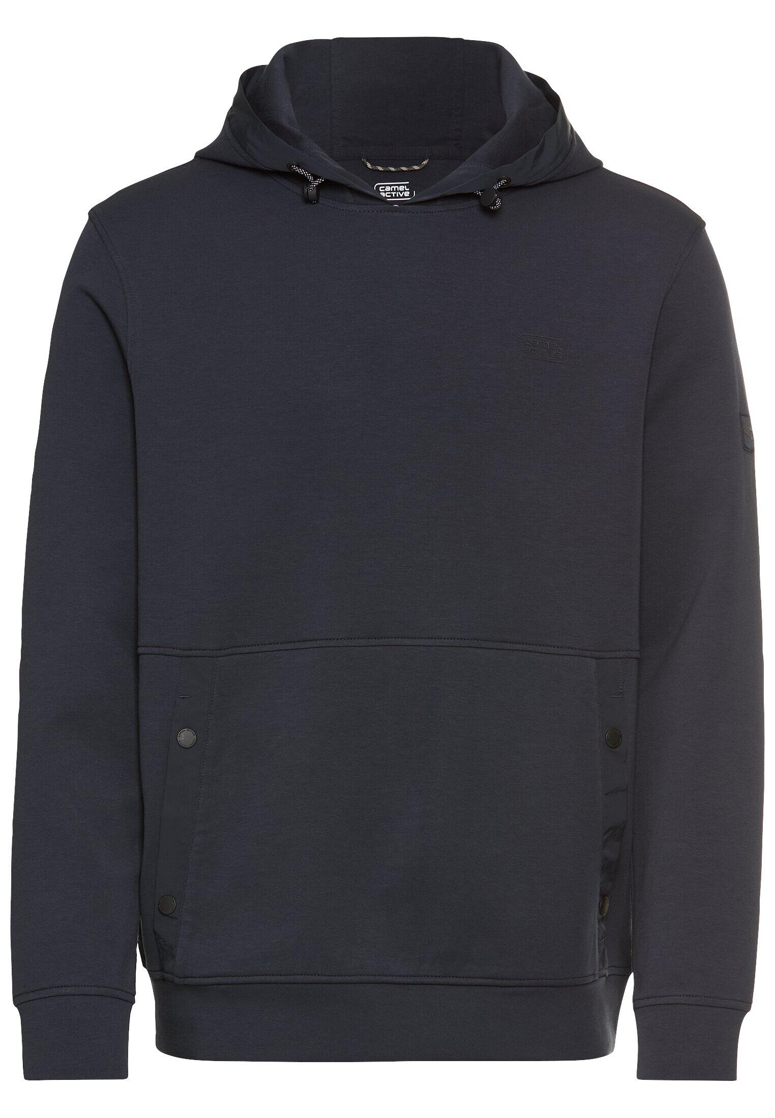 camel active - fleXXXactive® Hoodie mit verstellbarer Kapuze dark navy - Gr. - XXL von camel active