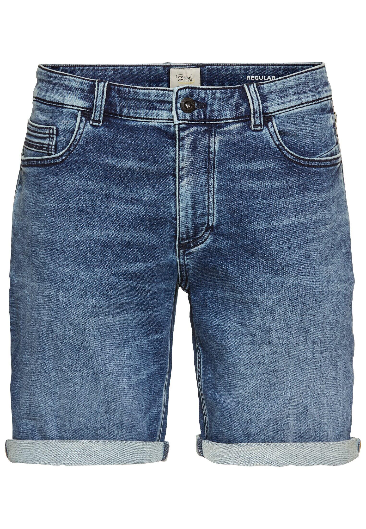 camel active - fleXXXactive® Jeansshorts im Regular Fit indigo von camel active