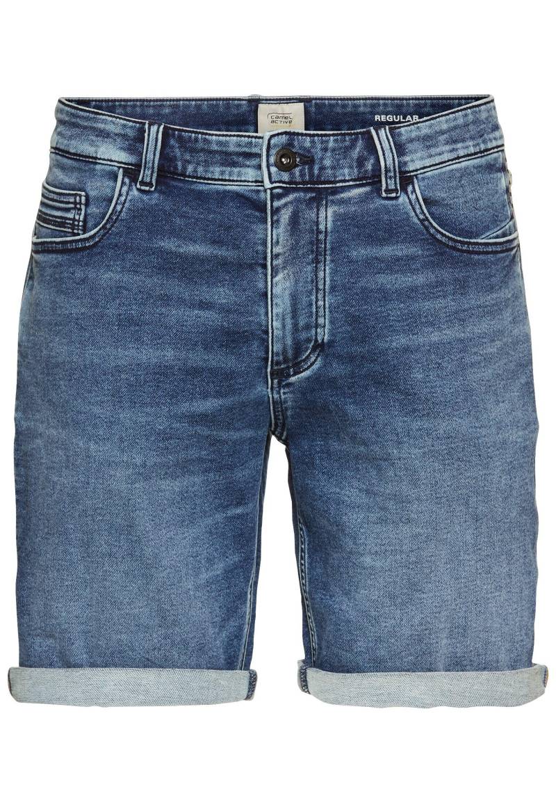 camel active - fleXXXactive® Jeansshorts im Regular Fit indigo von camel active