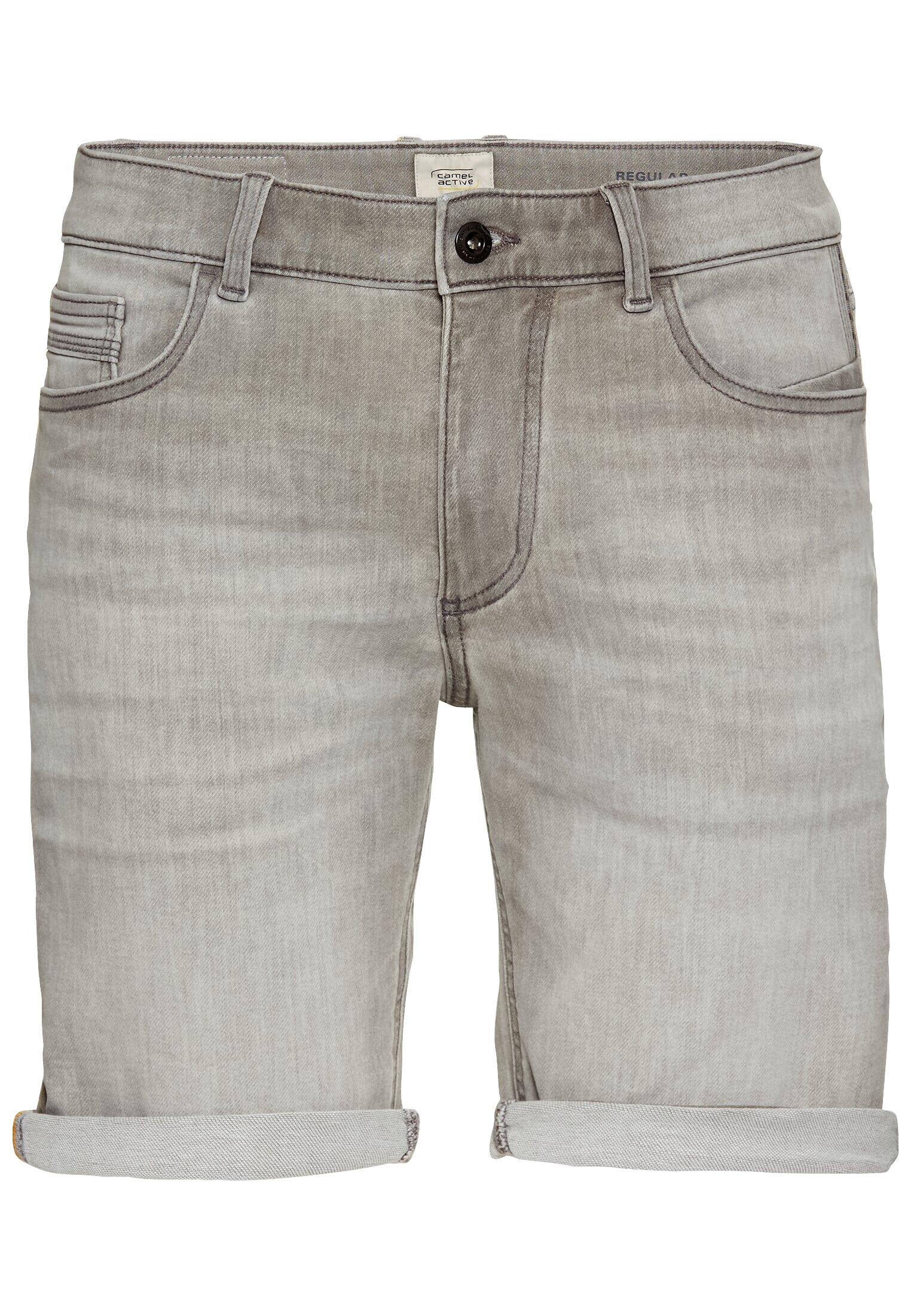 camel active - fleXXXactive® Jeansshorts im Regular Fit stone gray von camel active