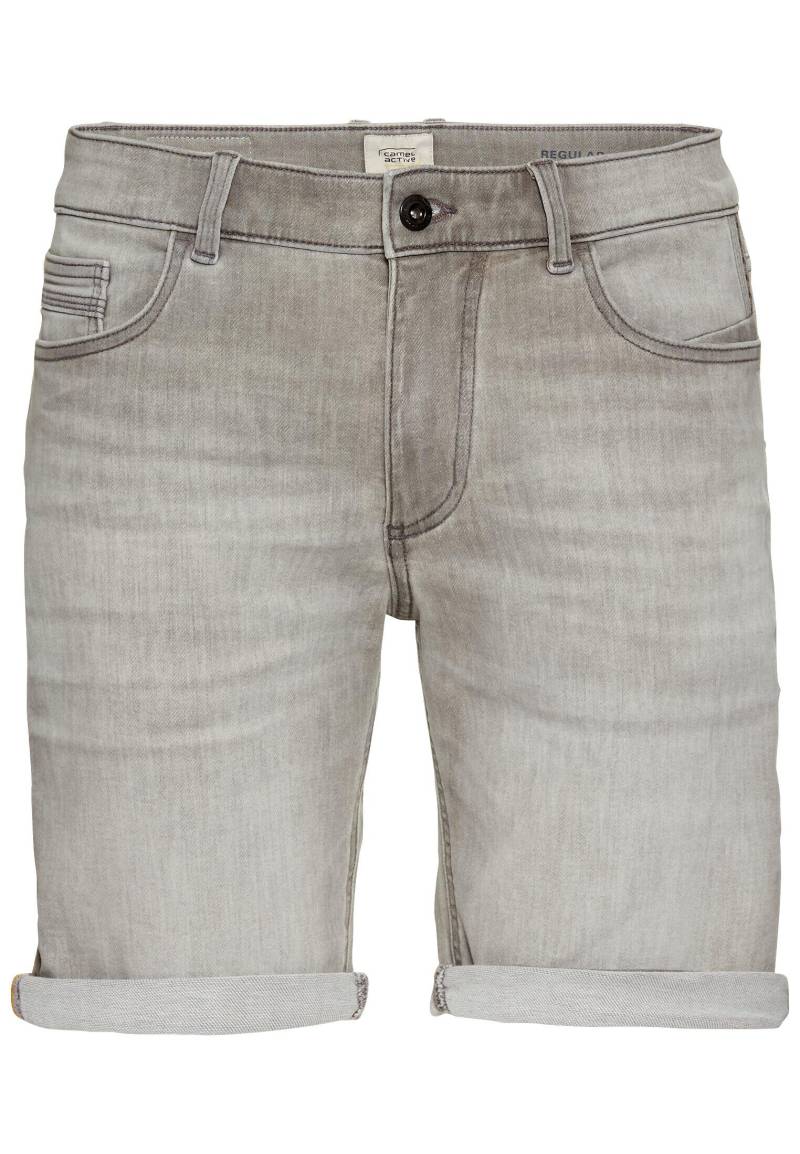 camel active - fleXXXactive® Jeansshorts im Regular Fit stone gray von camel active