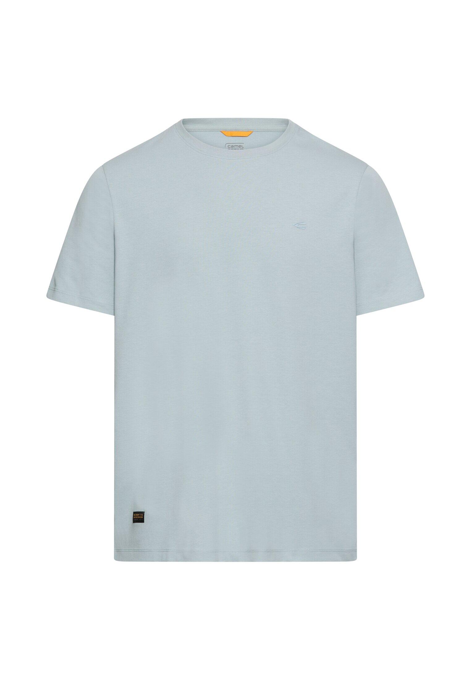camel active - fleXXXactive® T-Shirt mit Rundhalsausschnitt aqua blue - Gr. - M von camel active