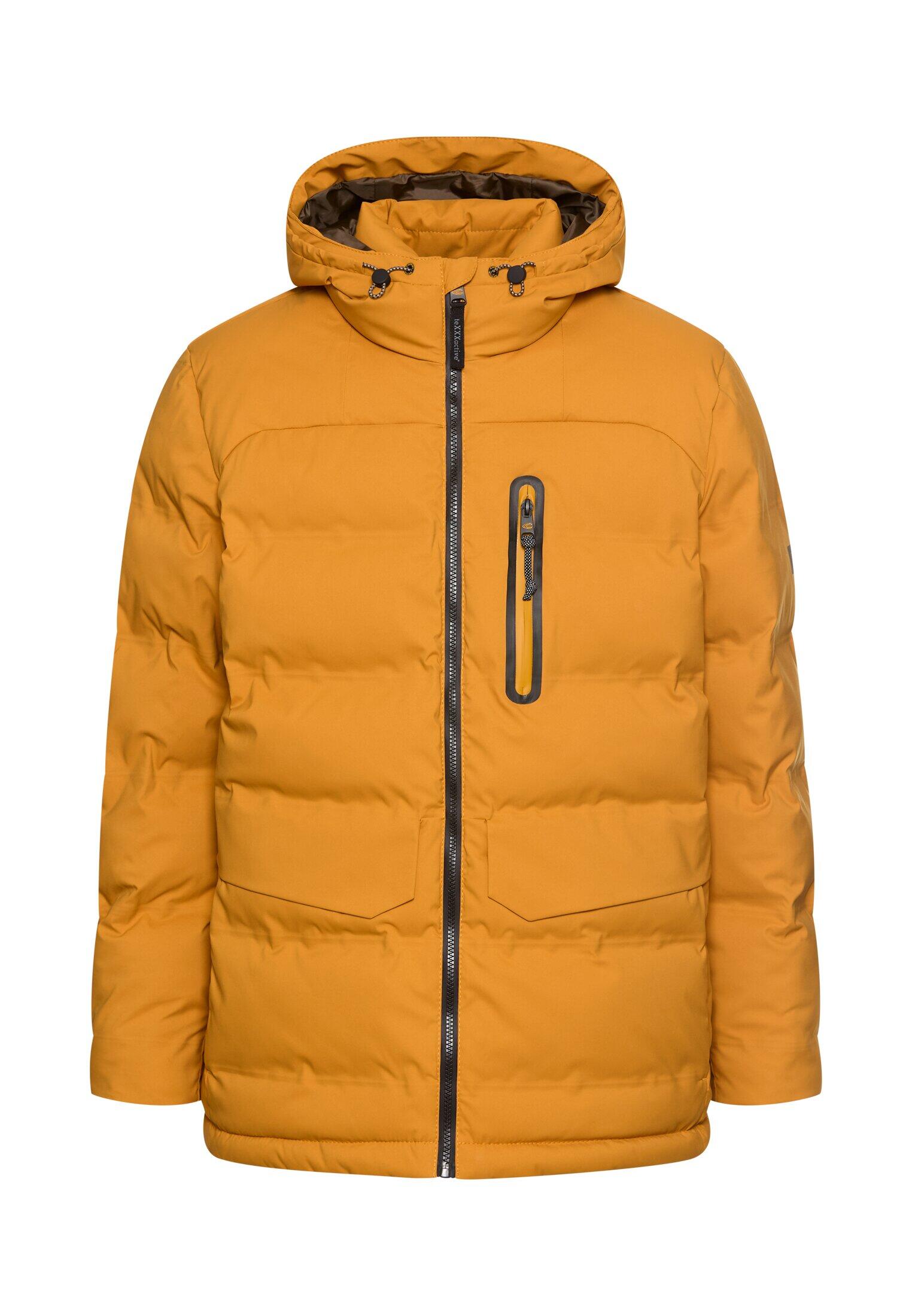camel active - teXXXactive® Funktionsjacke mit verstellbarem Saum und Kapuze burned yellow - Gr. - 48 von camel active