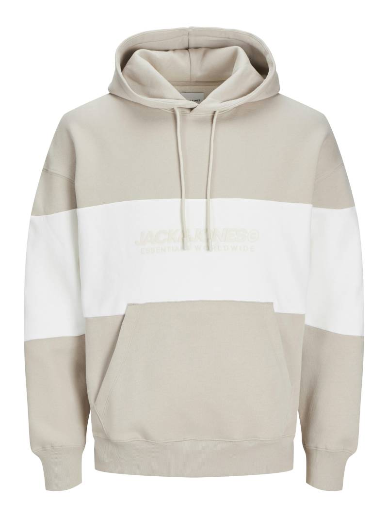 JACK&JONES - JJELEGACY BLOCKING SWEAT HOOD NOOS PLS moonbeam von JACK&JONES