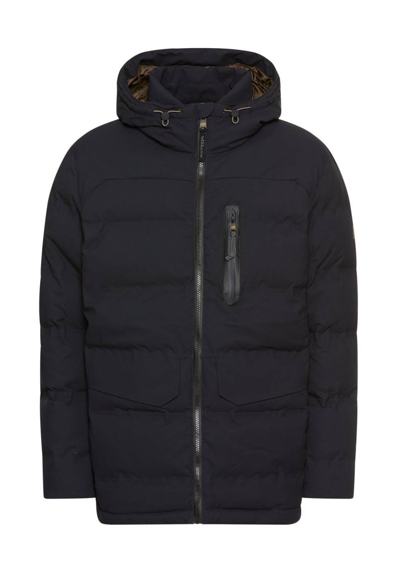 camel active - teXXXactive® Funktionsjacke mit verstellbarem Saum und Kapuze dark navy - Gr. - 52 von camel active