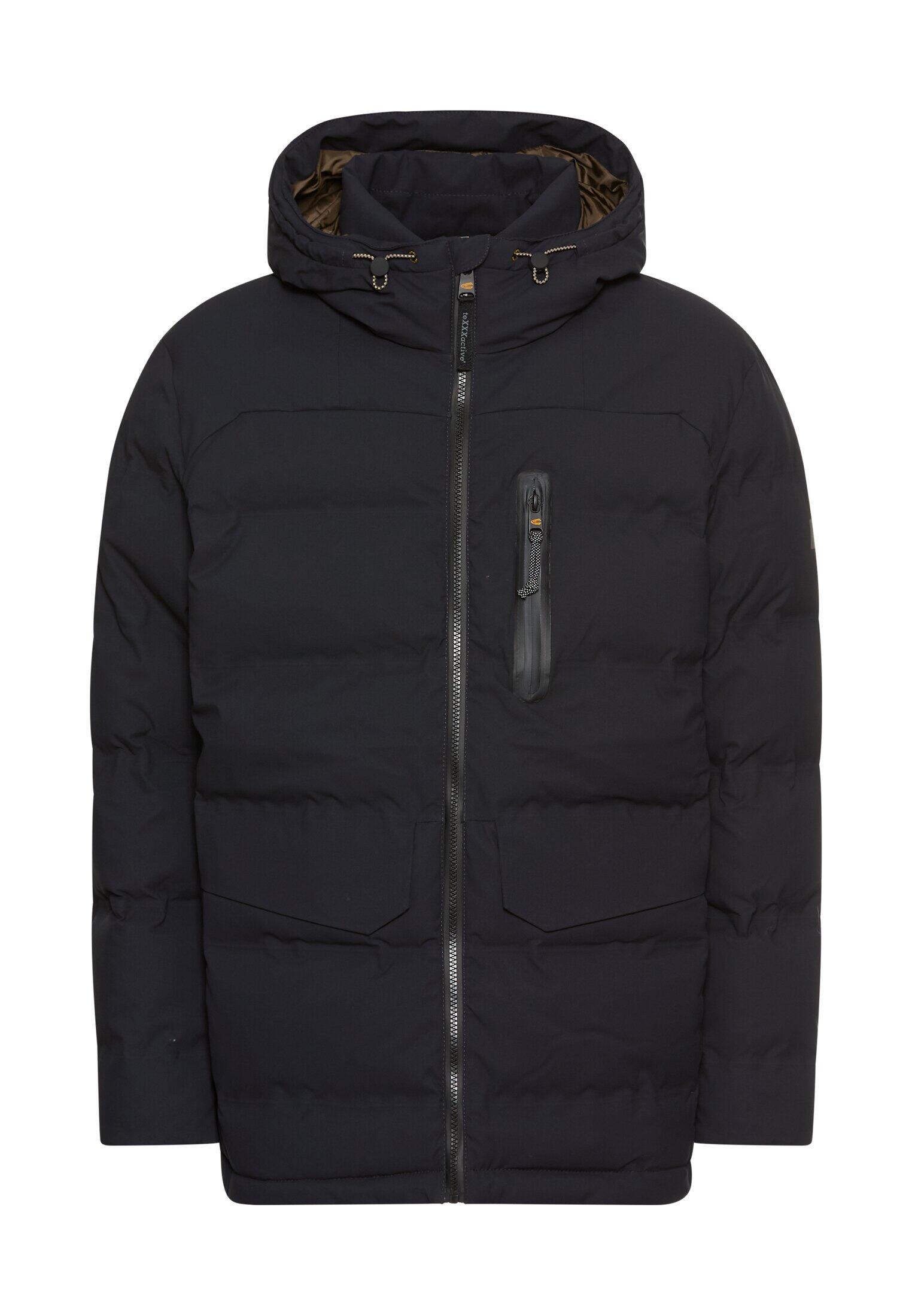 camel active - teXXXactive® Funktionsjacke mit verstellbarem Saum und Kapuze dark navy - Gr. - 60 von camel active