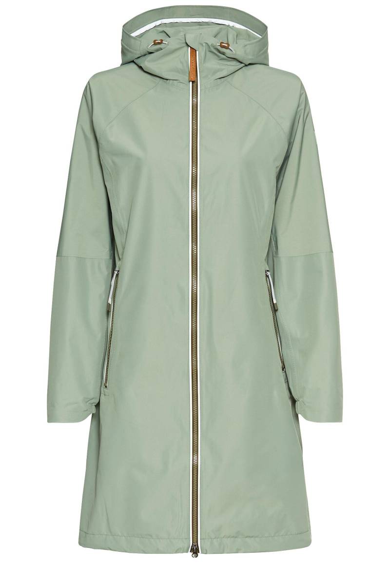 camel active - teXXXactive® Funktionsmantel mit Kapuze dusty mint - Gr. - 38 von camel active