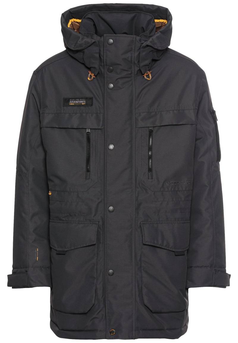 camel active - teXXXactive® Funktionsparka mit reflektierenden Details graphite gray - Gr. - 56 von camel active