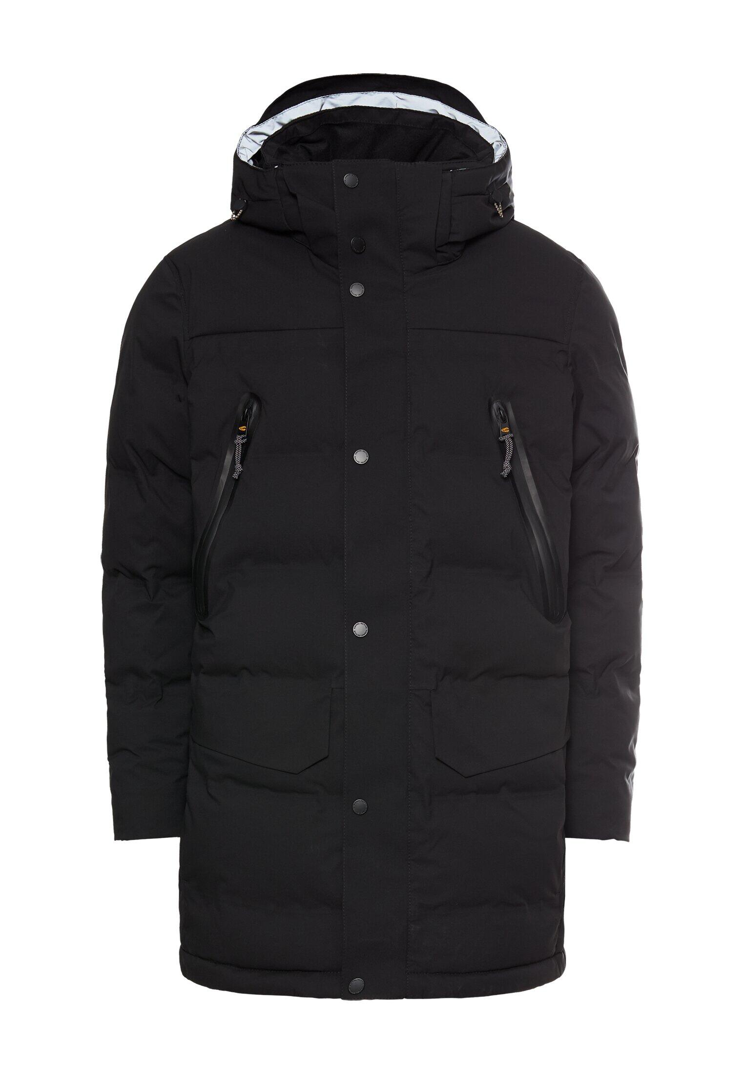 camel active - teXXXactive® Jacke mit abnehmbarer Kapuze asphalt - Gr. - 60 von camel active