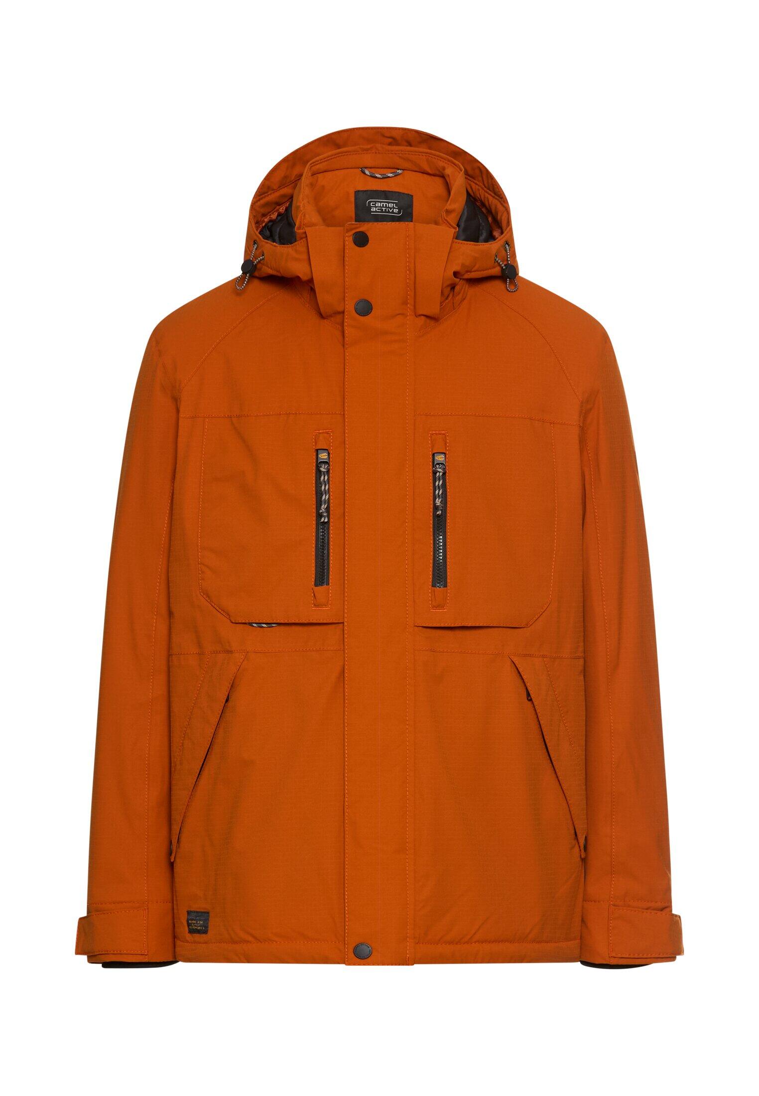 camel active - teXXXactive® Jacke mit abnehmbarer Kapuze cinnamon - Gr. - 66 von camel active