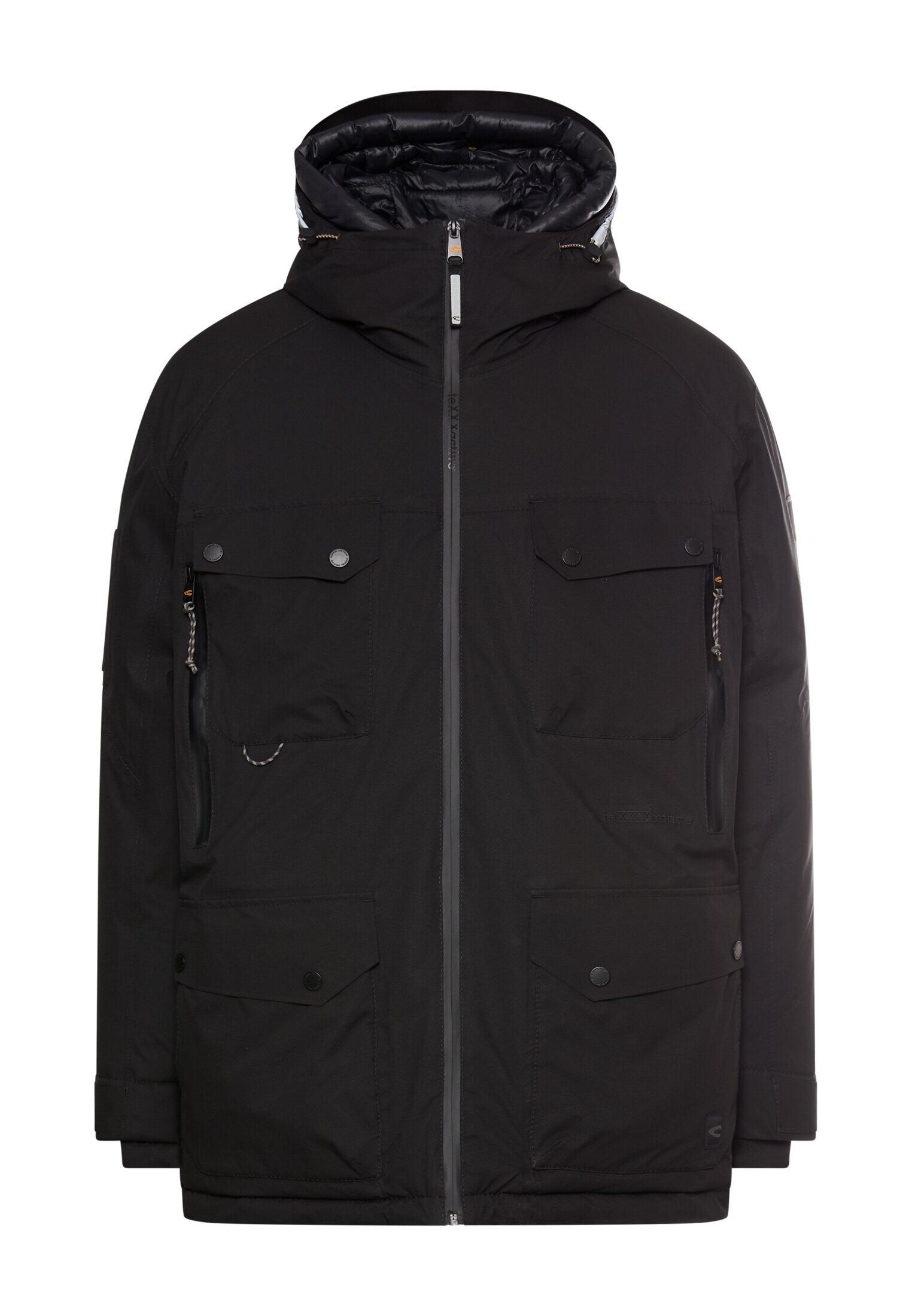 camel active - teXXXactive® Jacke mit recycelter Daunen-Füllung asphalt - Gr. - L von camel active