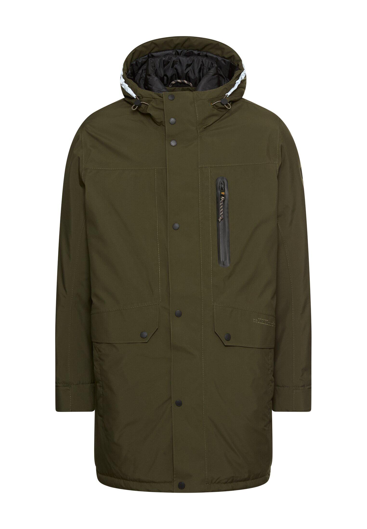 camel active - teXXXactive® Mantel mit Kapuze forest green - Gr. - 64 von camel active