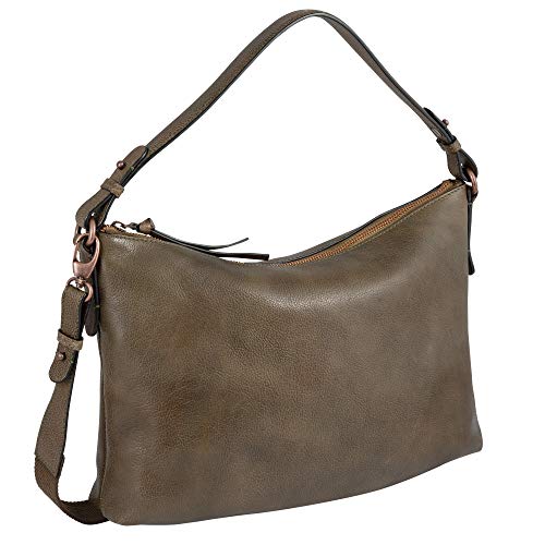 camelactive bags_Womenwear Sona Damen Schultertasche one size, khaki, 37x7x23 von camel active