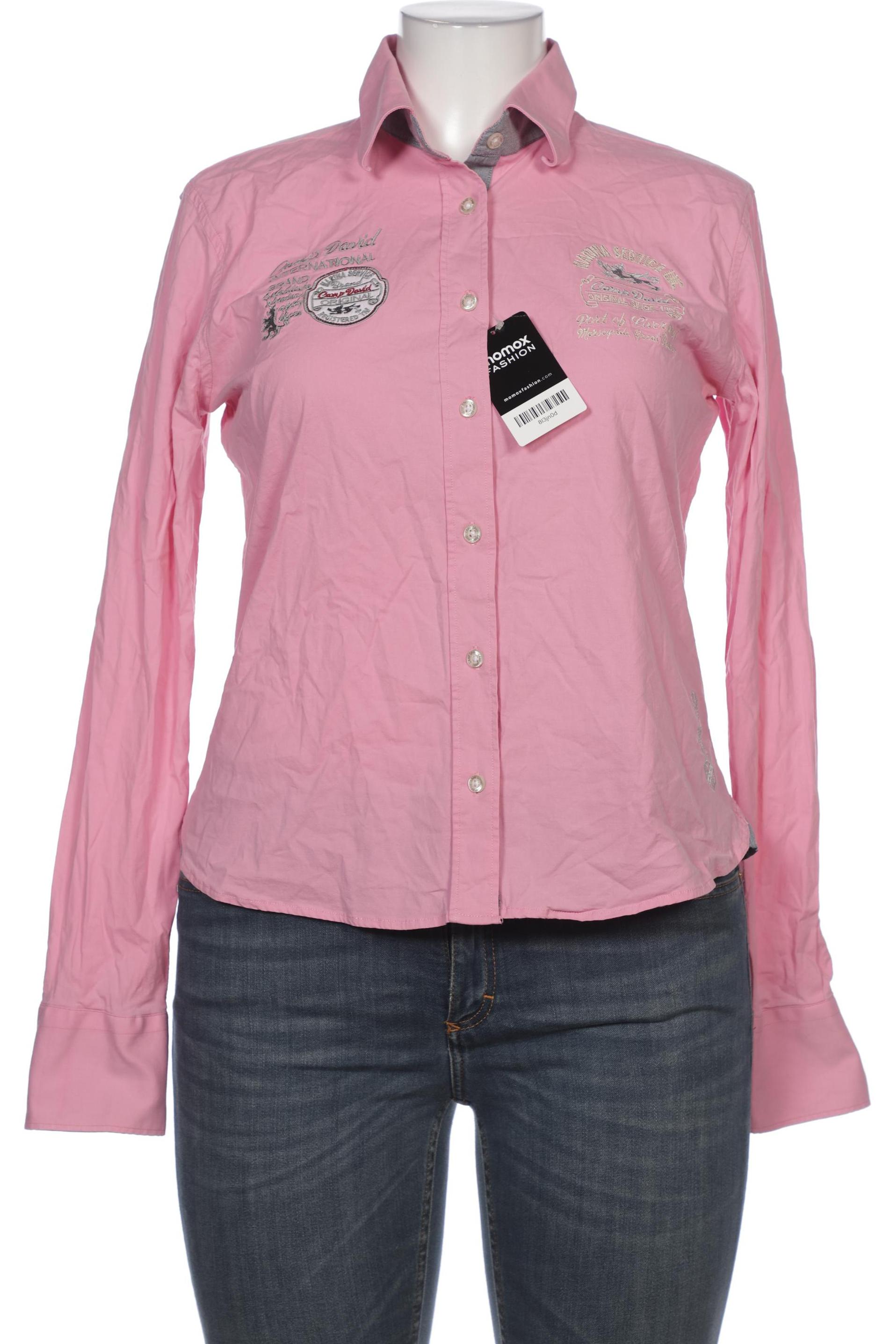 Camp David Damen Bluse, pink von camp david