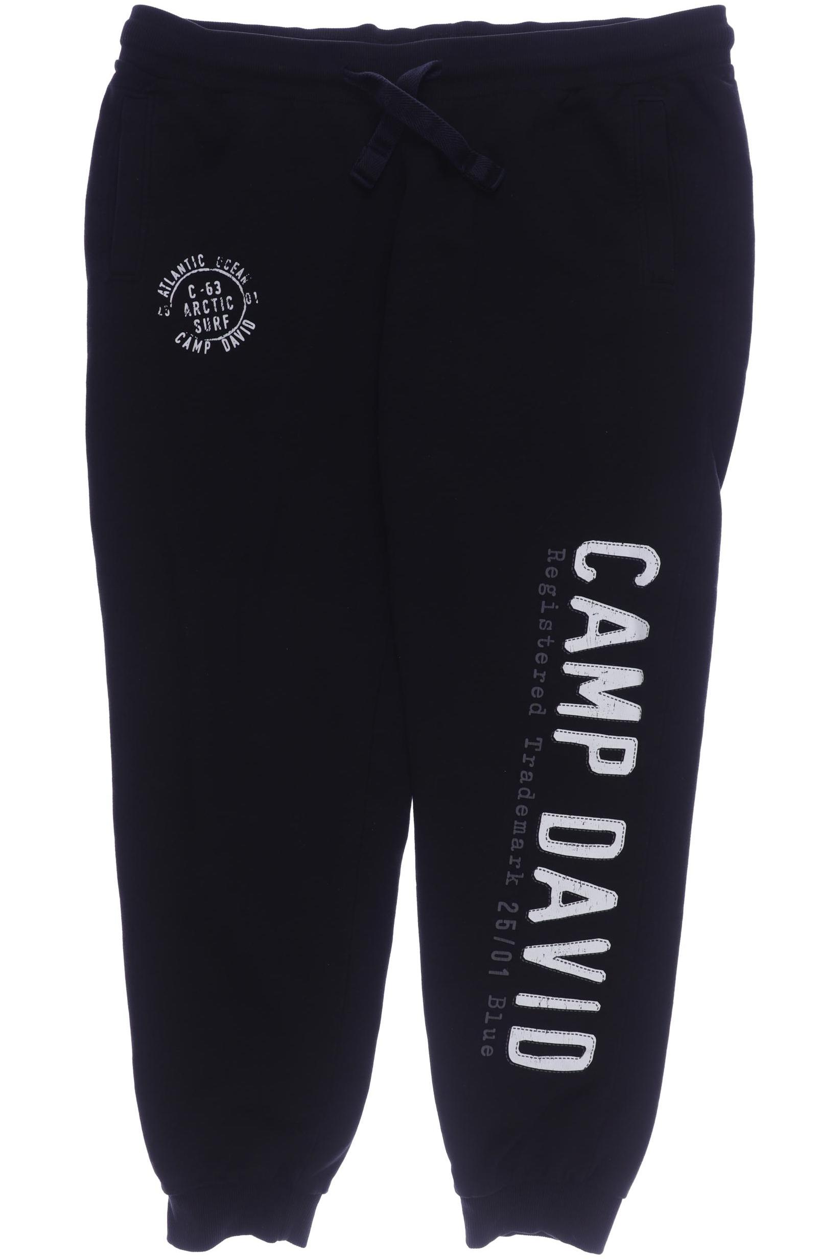 Camp David Damen Stoffhose, schwarz, Gr. 48 von camp david