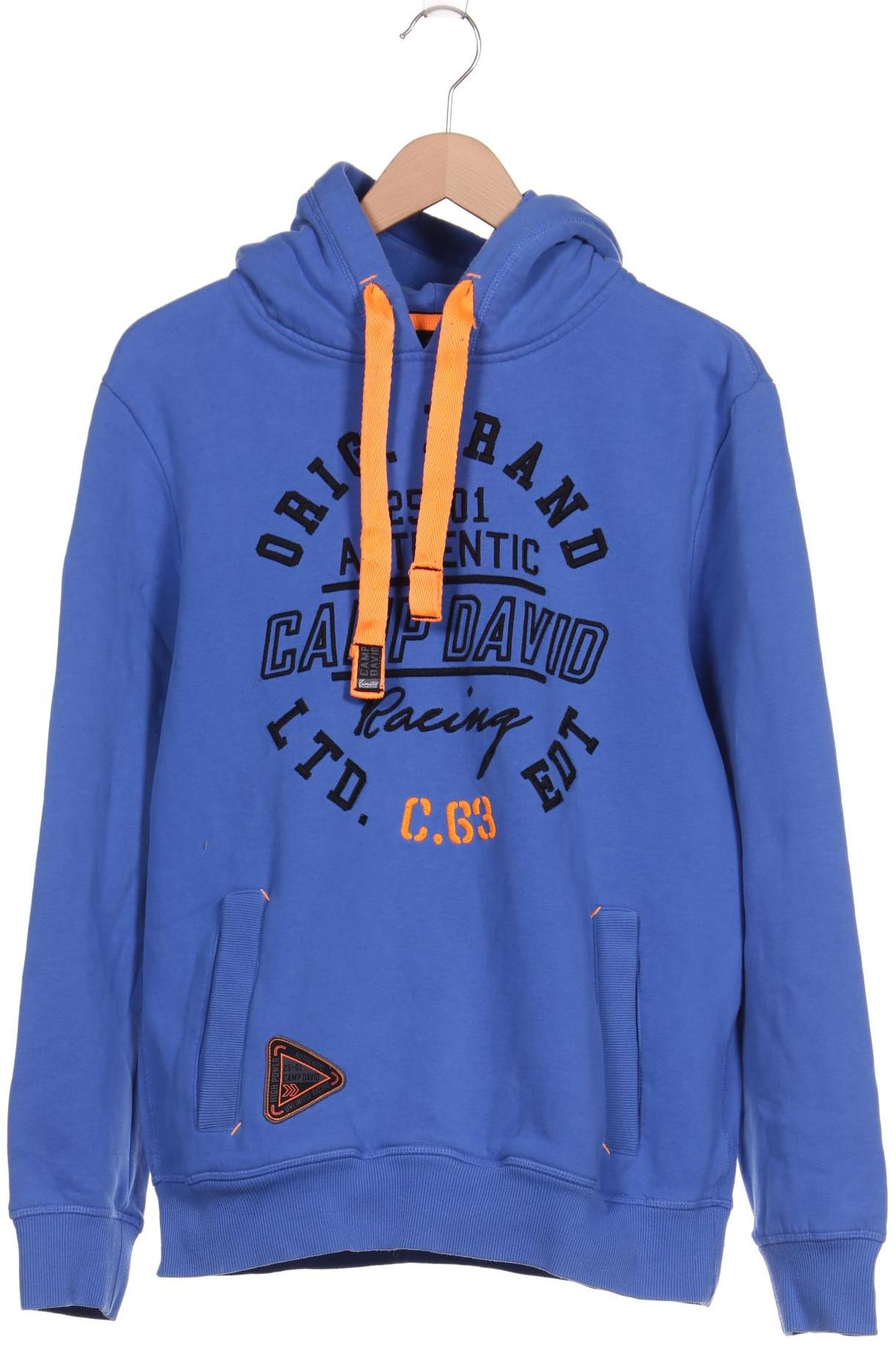 Camp David Herren Kapuzenpullover, blau von camp david