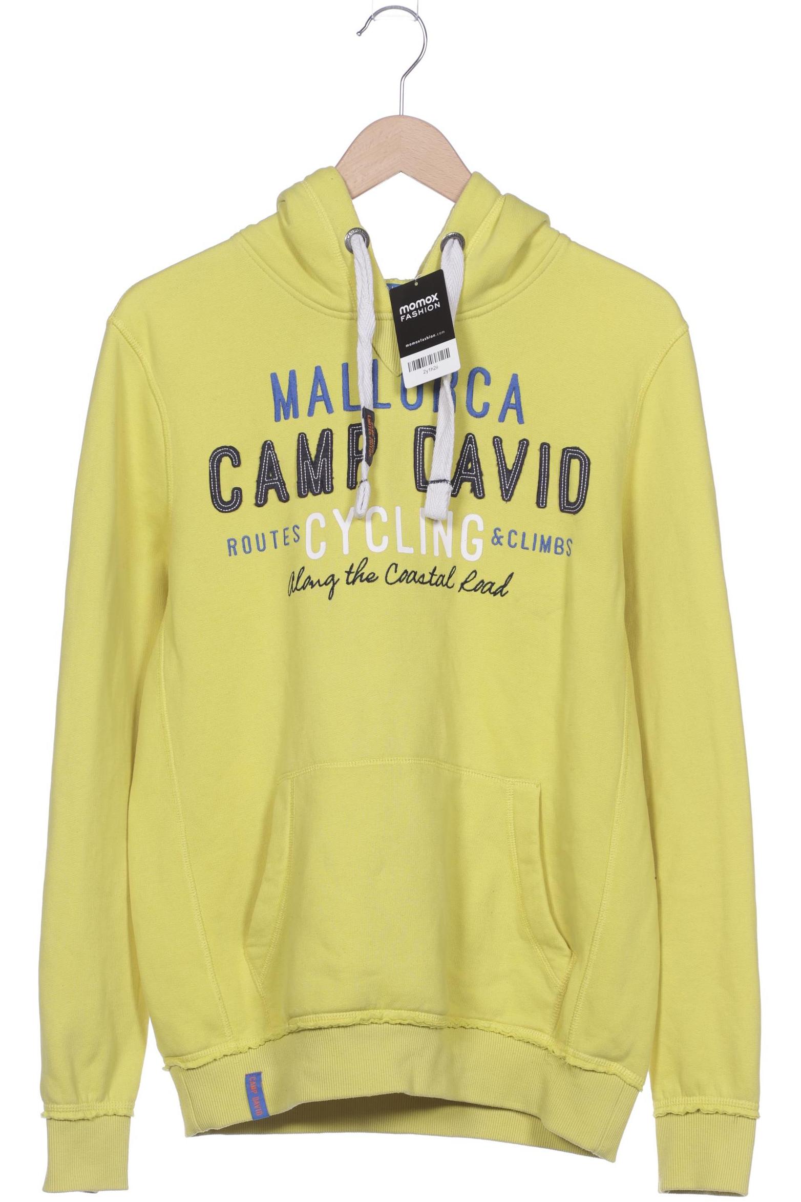 Camp David Herren Kapuzenpullover, gelb von camp david