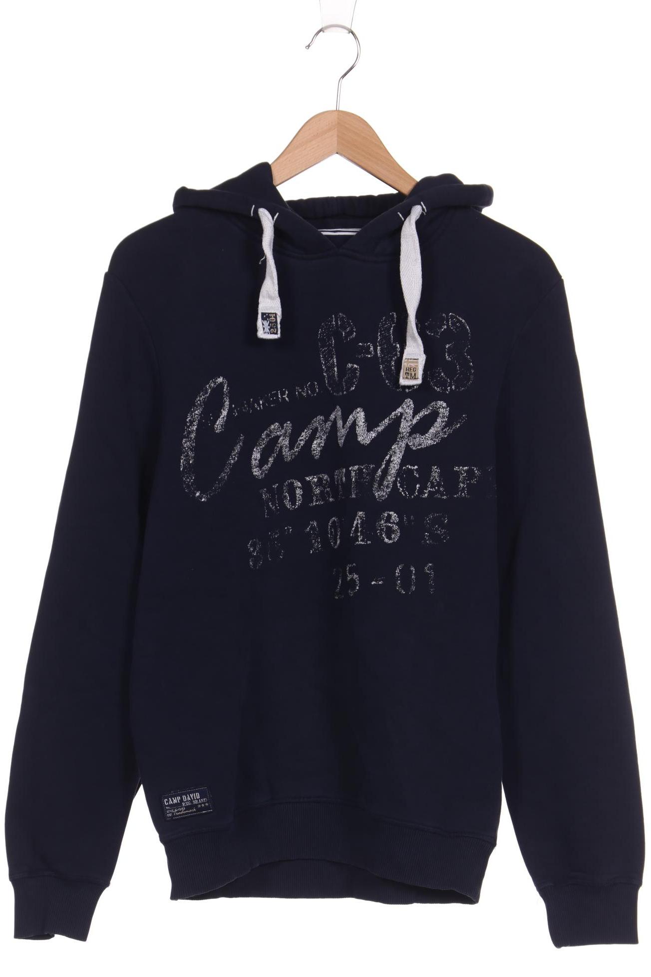 Camp David Herren Kapuzenpullover, marineblau, Gr. 48 von camp david