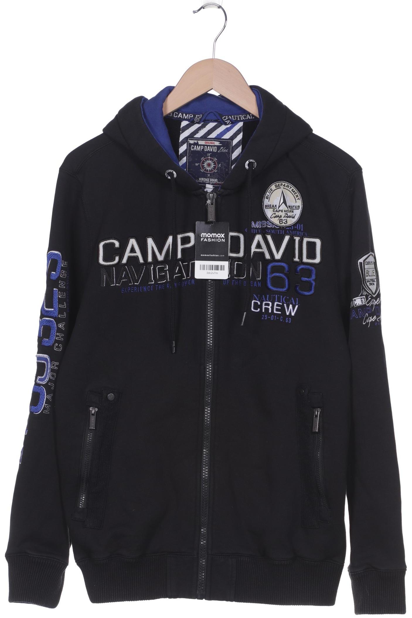 Camp David Herren Kapuzenpullover, schwarz von camp david