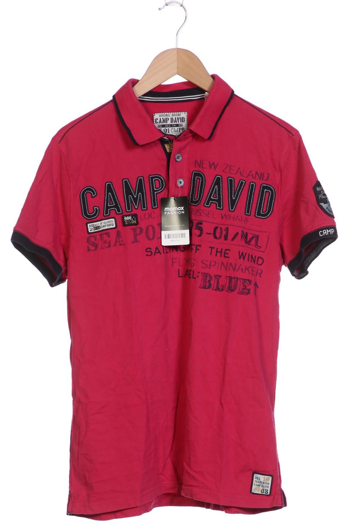 Camp David Herren Poloshirt, pink von camp david