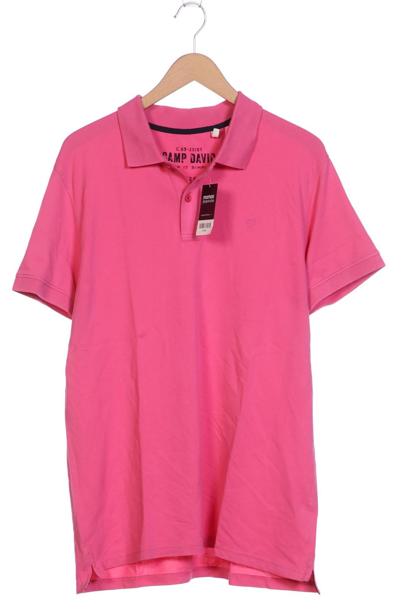 Camp David Herren Poloshirt, pink von camp david