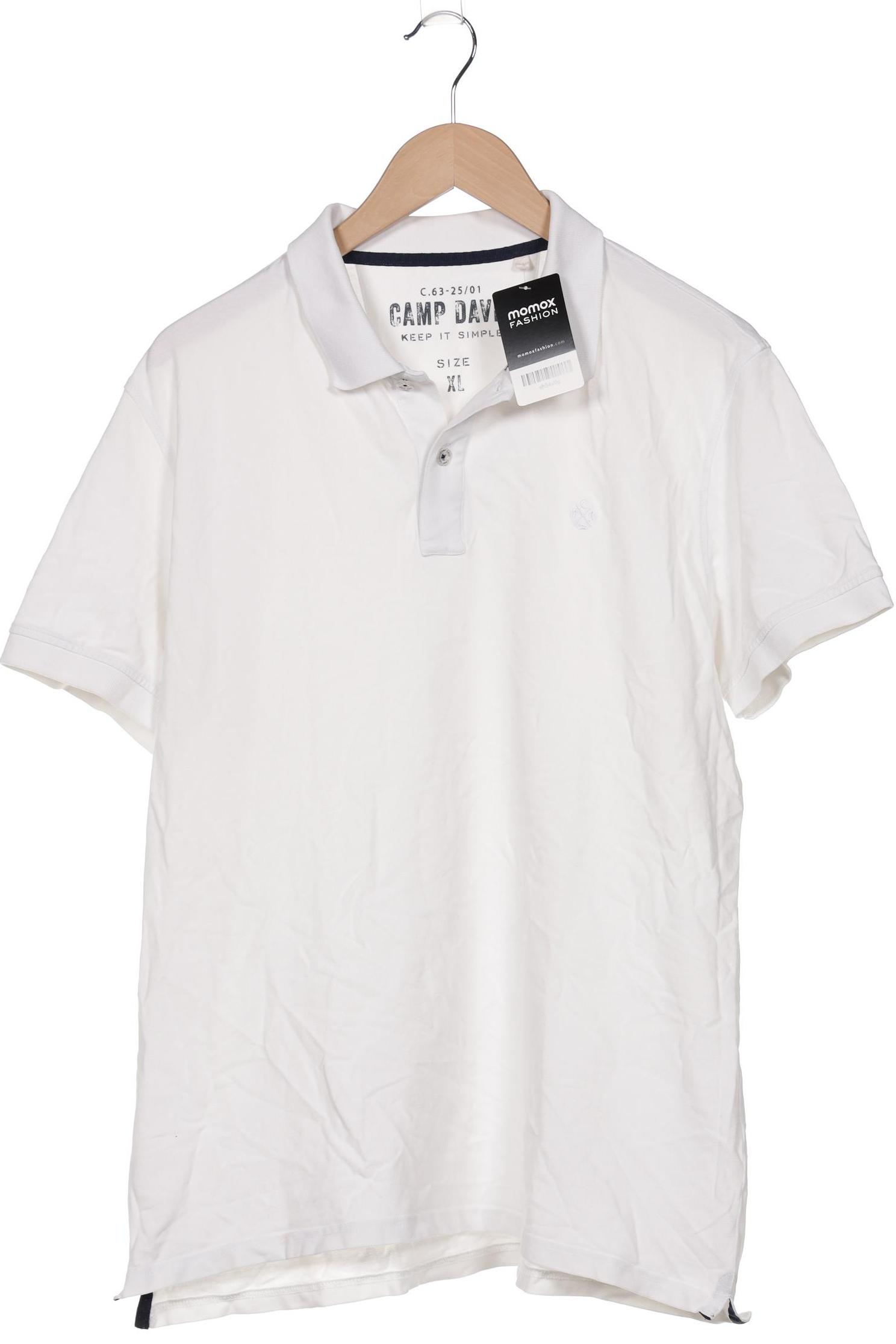 Camp David Herren Poloshirt, weiß von camp david