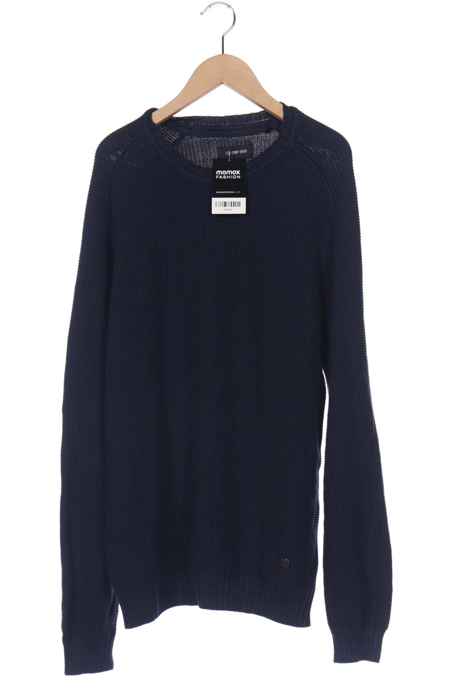 Camp David Herren Pullover, marineblau von camp david