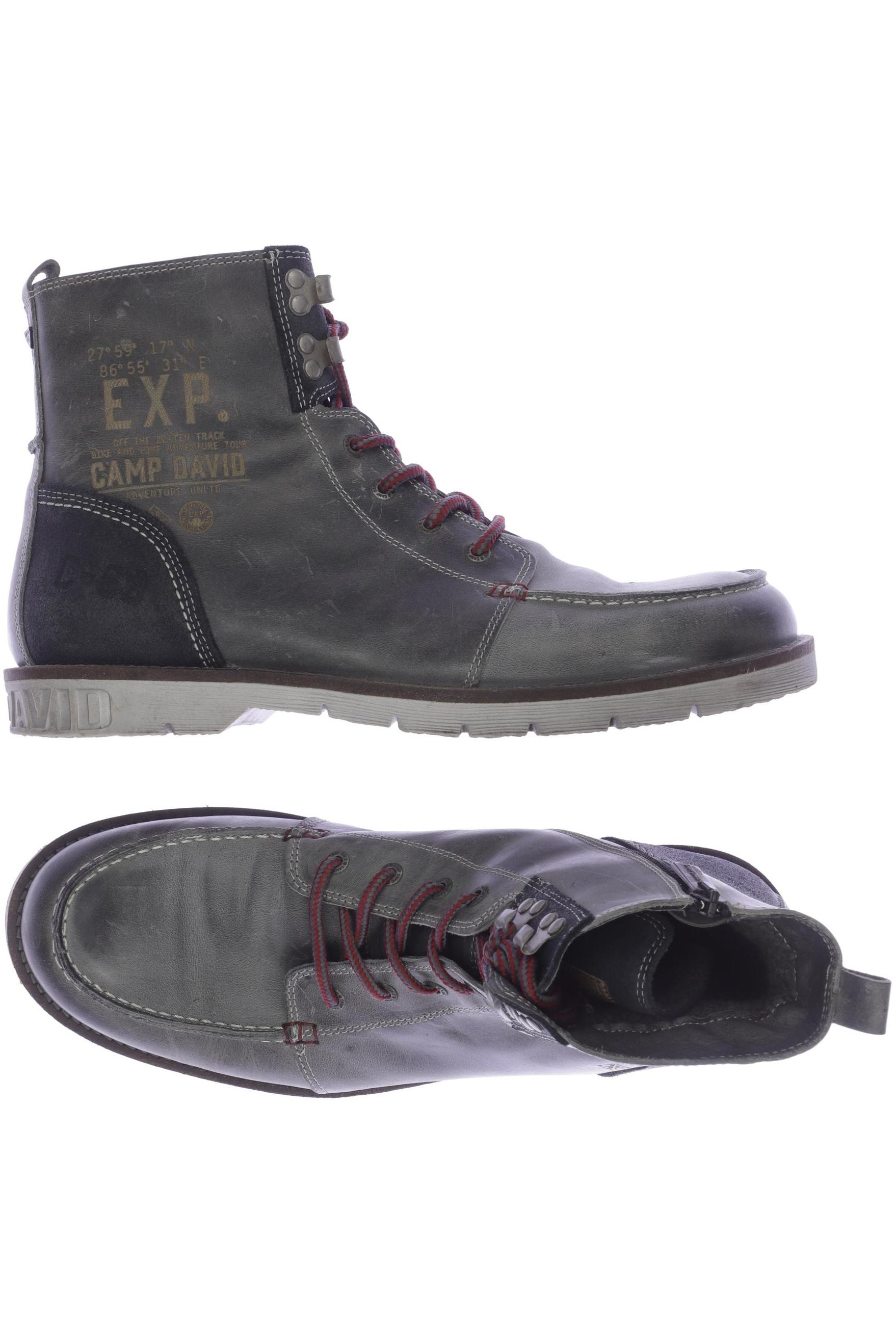 Camp David Herren Stiefel, grau, Gr. 44 von camp david