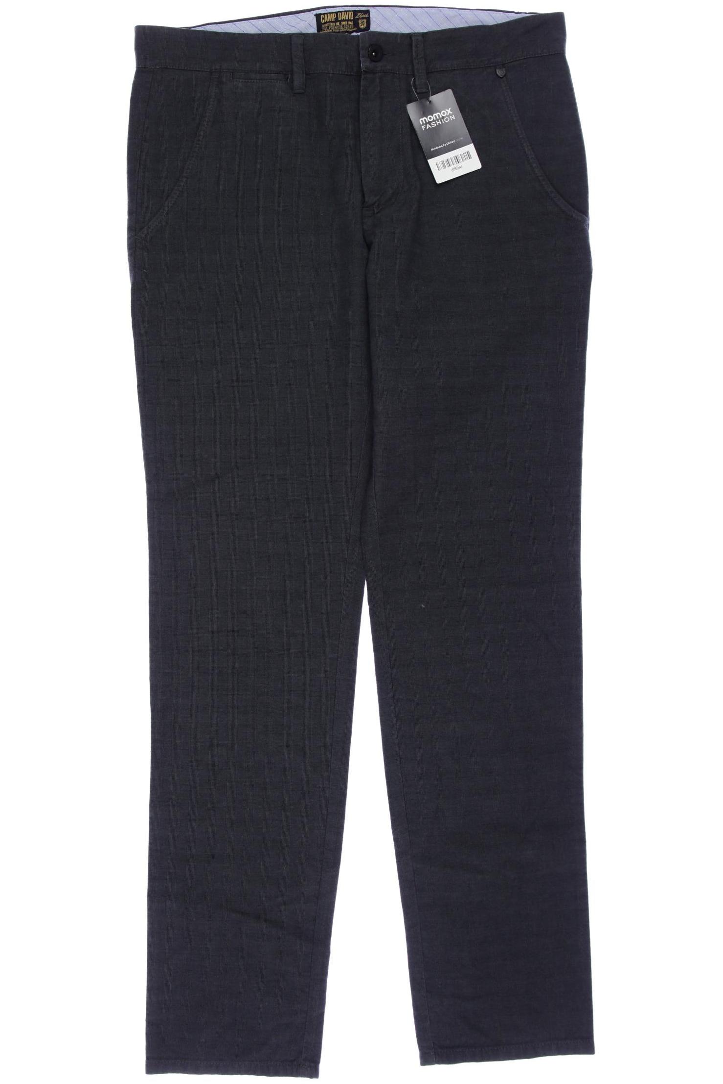 Camp David Herren Stoffhose, grau von camp david