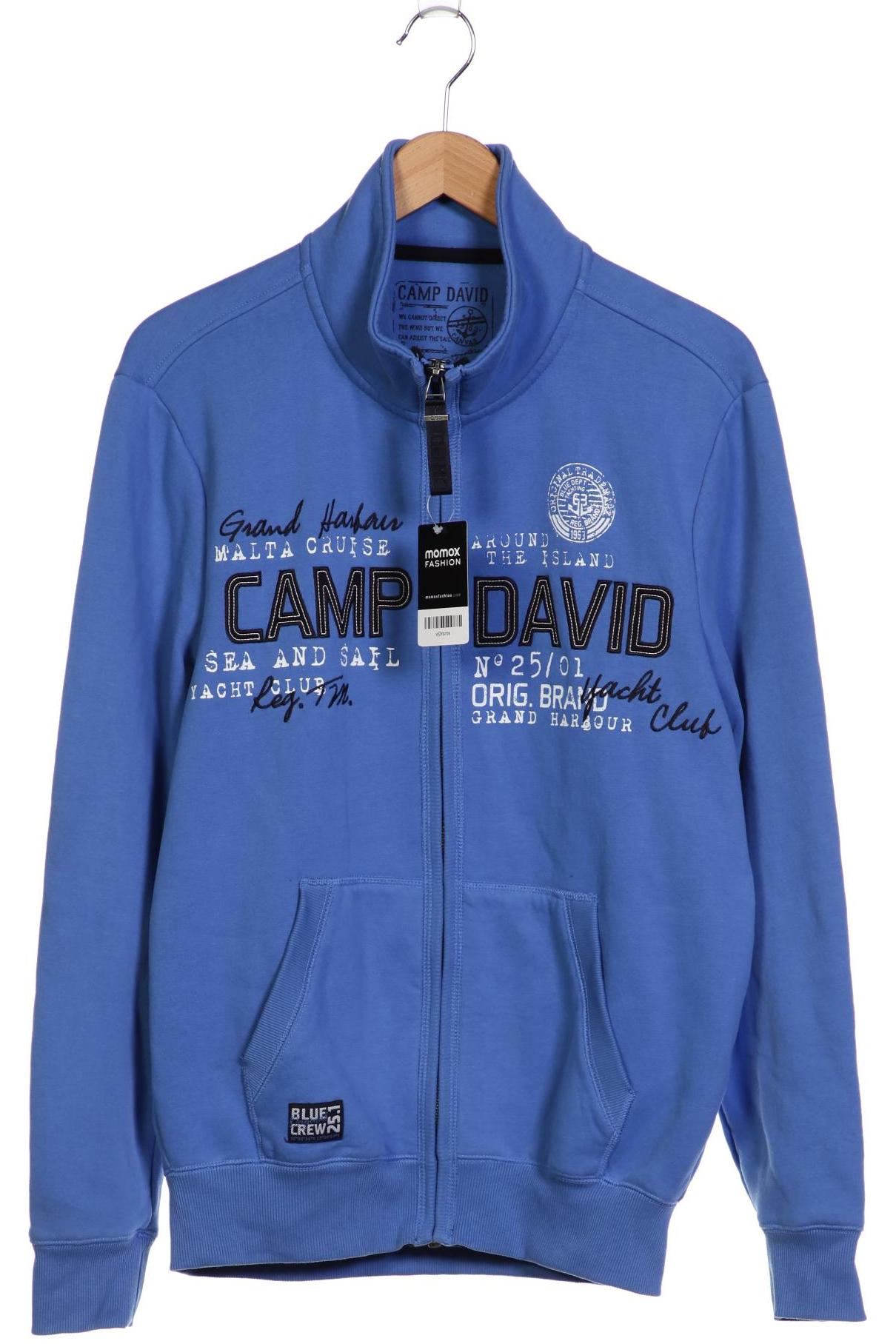 Camp David Herren Sweatshirt, blau von camp david