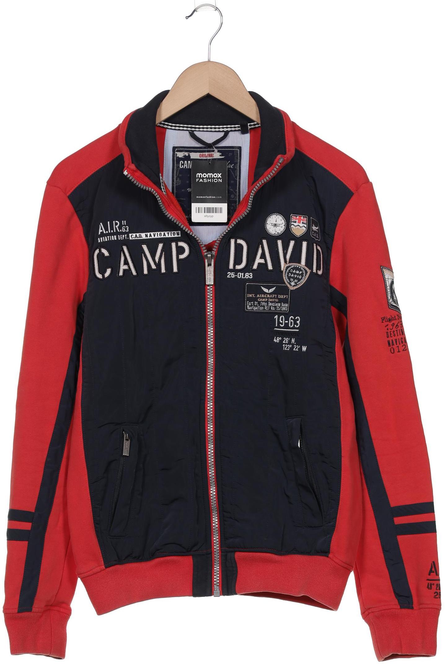 Camp David Herren Sweatshirt, rot von camp david