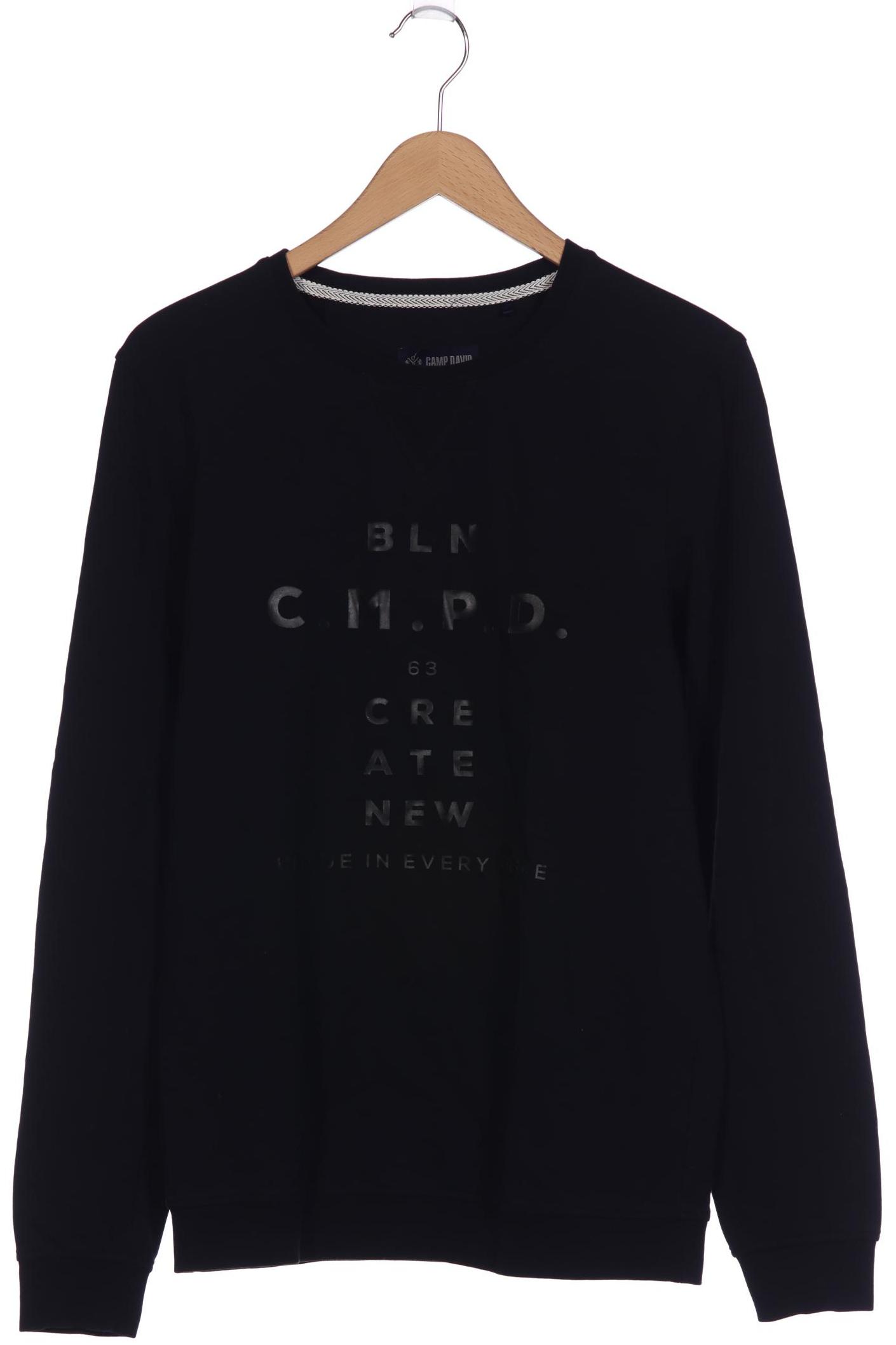 Camp David Herren Sweatshirt, schwarz von camp david