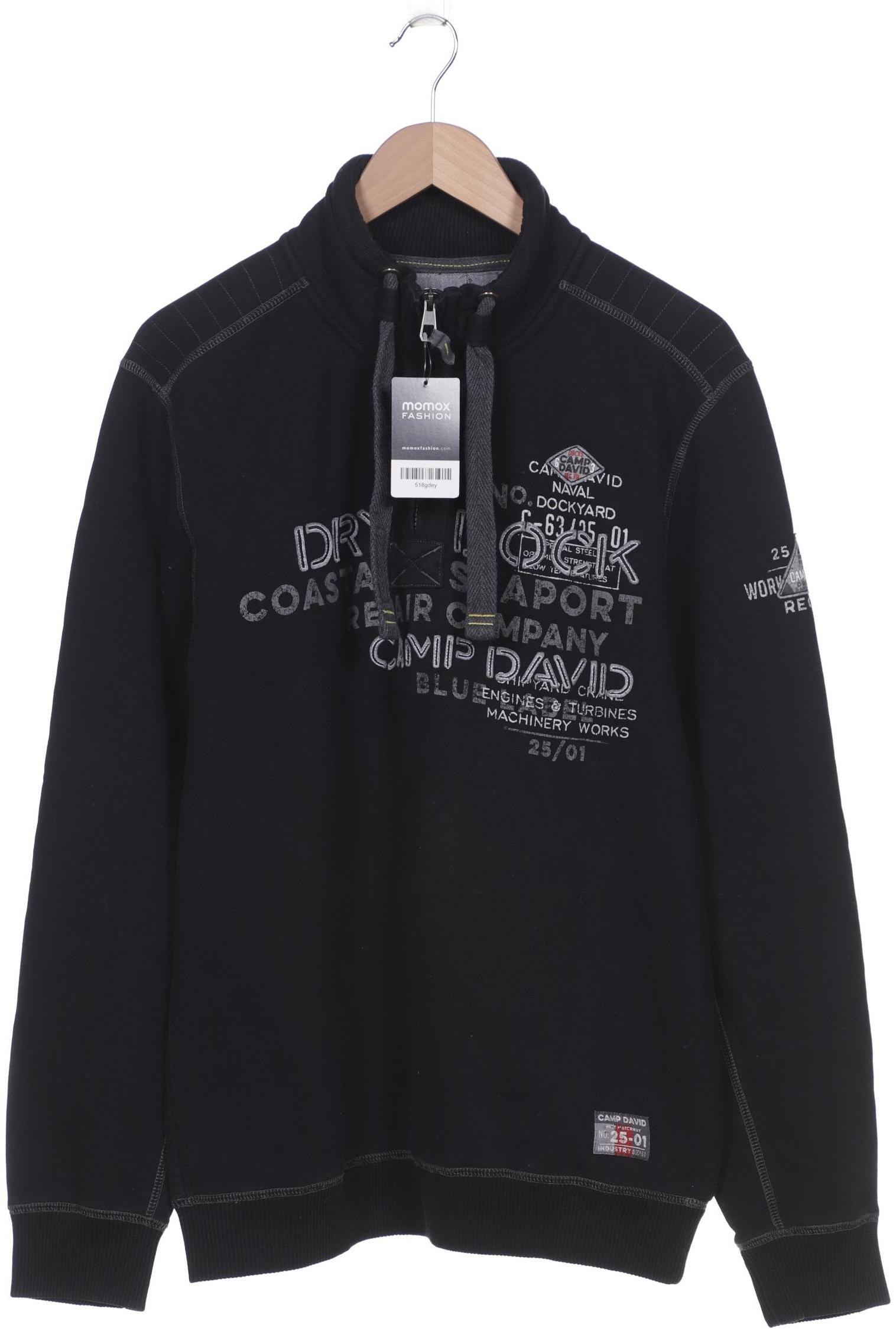 Camp David Herren Sweatshirt, schwarz von camp david