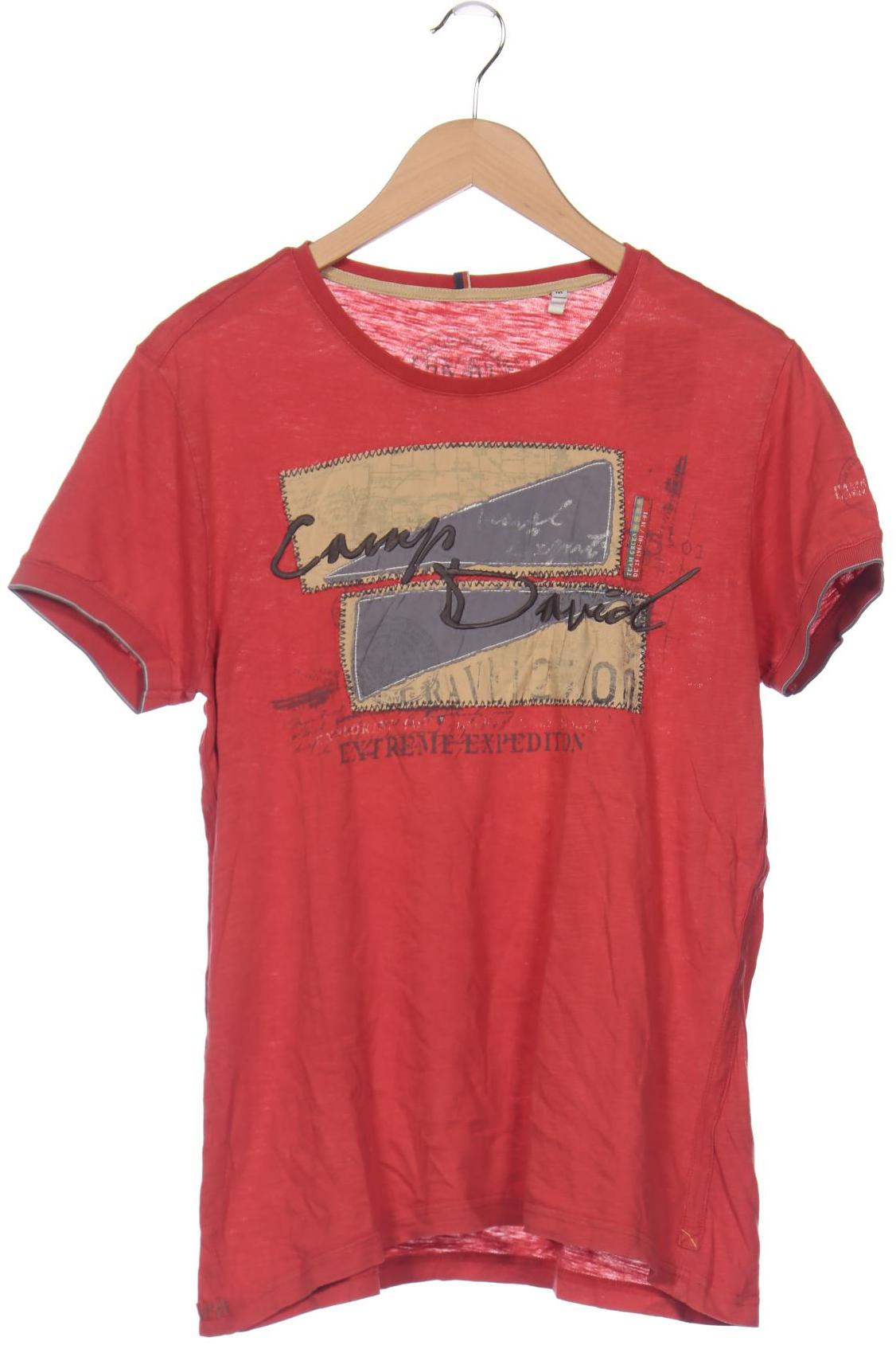 Camp David Herren T-Shirt, rot von camp david