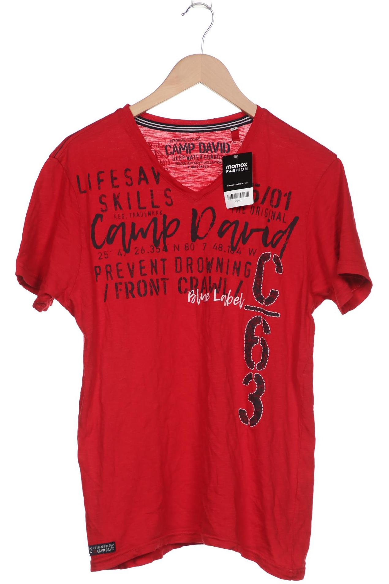 Camp David Herren T-Shirt, rot von camp david