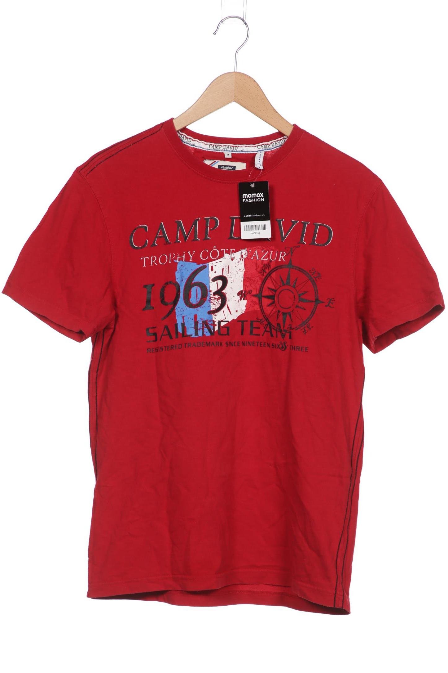 Camp David Herren T-Shirt, rot von camp david