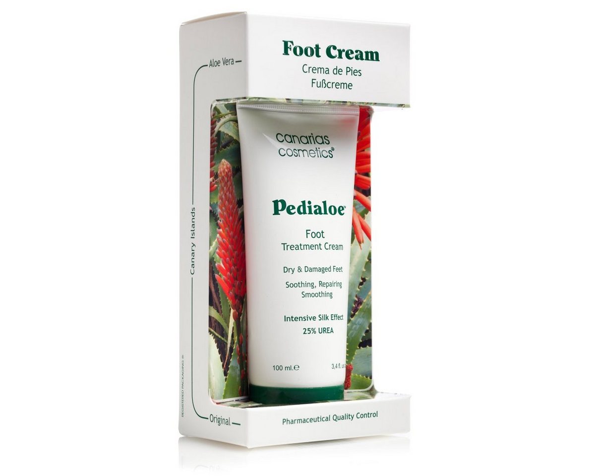 canarias cosmetics Fußcreme Pedialoe Foot Treatment Cream (100 ml) von canarias cosmetics