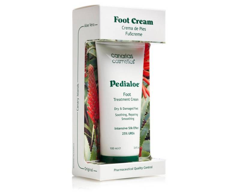 canarias cosmetics Fußcreme Pedialoe Foot Treatment Cream (100 ml) von canarias cosmetics
